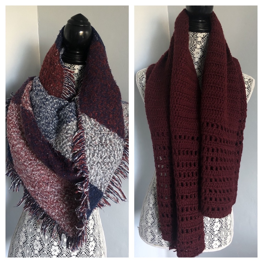 2 Winter Scarves for $25 🛍 - Picture 1 of 8